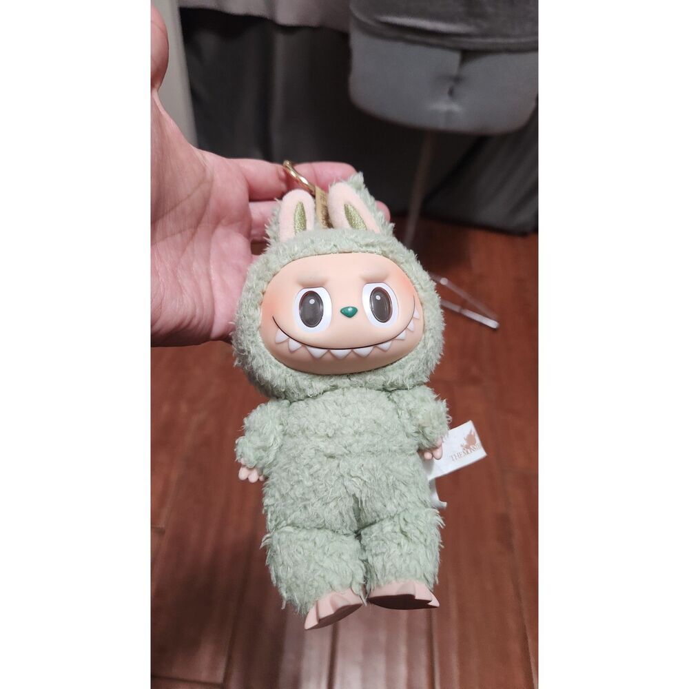 Authentic Green Grape Pop Mart Labubu - The Monsters - Exciting Macaron Keychain